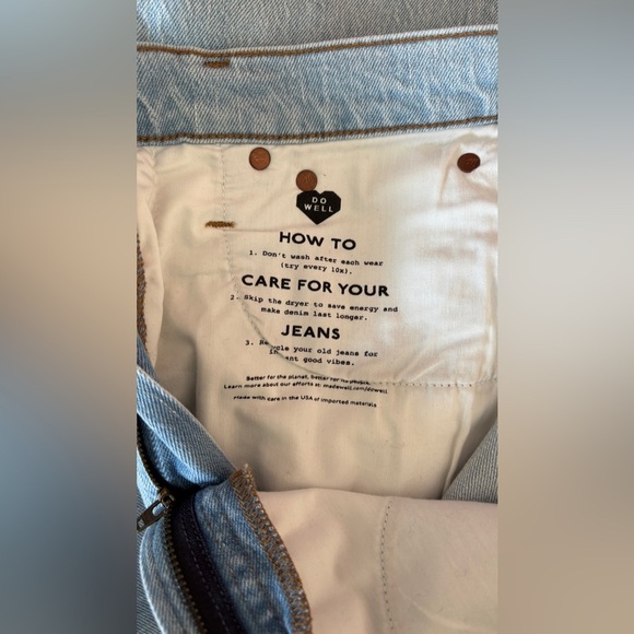 Madewell‎ women's Size 27 The Perfect Vintage Jean Crop Light Wash - Picture 7 of 12